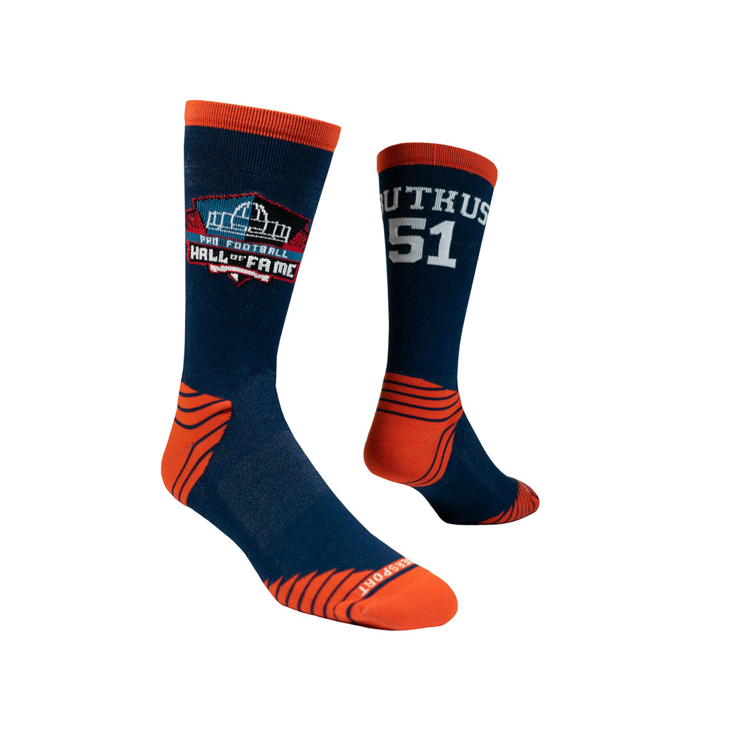 Thanks to our patented SILVERCLEAN anti-microbial technology your feet will be comfortable and fresh all day long in your Bears Dick Butkus Game Day Socks.