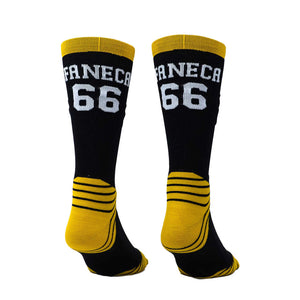 Steelers Hall of Famer Alan Faneca Game Day Socks