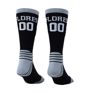 Raiders Hall of Famer Tom Flores Game Day Socks
