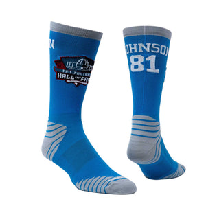 Lions Calvin Johnson: Look like your favorite player without smelling like them with Game Day Socks from Silver Sport. Powered by SILVERCLEAN® antimicrobial technology.