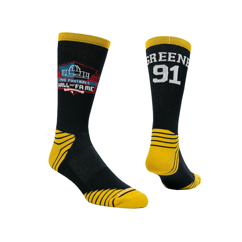 Steelers Hall of Famer Kevin Greene Game Day Socks
