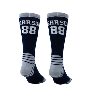 Suit up like your favorite Cowboys player, Drew Pearson, with our Pro Football Hall of Fame licensed Game Day Socks®. Comfortably and fresh all day long.