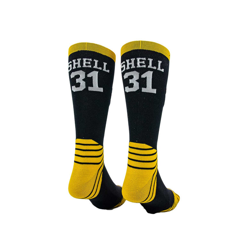 Steelers Donnie Shell: Look like your favorite player without smelling like them with Game Day Socks from Silver Sport. Powered by SILVERCLEAN® antimicrobial technology.