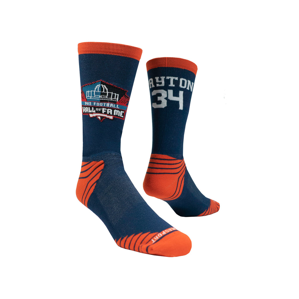 Thanks to our patented SILVERCLEAN anti-microbial technology your feet will be comfortable and fresh all day long in your Bears Walter Payton Game Day Socks.